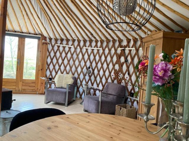 Bed and Breakfast Yurt Klyndobbe Veenwoudsterwal Екстер'єр фото